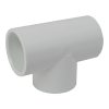 2in Plastica White Tee Joint P P P - Single