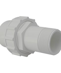 Plastica 2in Socket Union P MT White Pack of 5