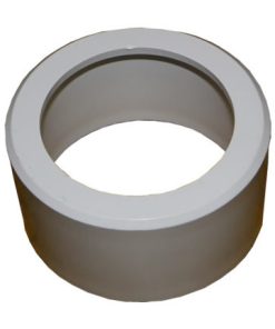 Plastica 63mm to 50mm Plain Reducer White Pack of 10 - Minimum Order Qty x50 Packs