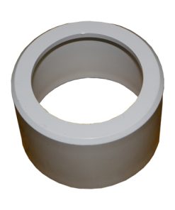 Plastica 2in to 50mm Plain Reducer White Pack of 10 - Minimum Order Qty x50 packs
