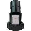 Plastica Argonaut 63/2" Nut and Step Sleeve Black pack of 2