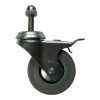 Plastica Braked 3in Castor - Type 1