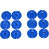 Plastica Blue Press Fix Connectors Pack of 50