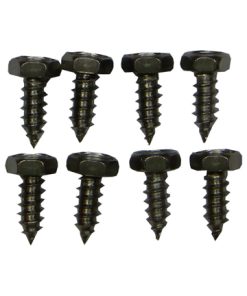 Plastica Hex Head Self Tapping Screw 10 x 0.5in Pack of 8