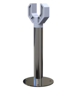 Plastica 43mm - Small Base Plate Slidelock Reel with Reduction Gearbox
