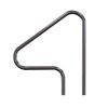 Plastica Single Gibraltar Grabrail cw Flange Fixing