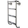 Plastica 43mm 316 Grade Stainless Steel Undercover Ladder with 4 S/S Treads