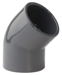 0.75in Grey PVC 45 Deg Elbow P P 15 Bar