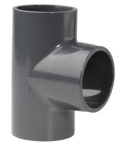 0.5in Grey PVC Tee Joint P P P 15 Bar