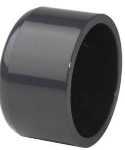 0.5in Grey PVC End Cap 15 Bar