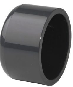 6in Grey PVC End Cap 9 Bar