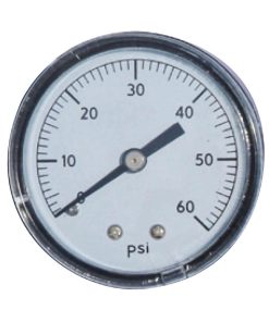 Plastica Pressure Gauge Back Mount Fit