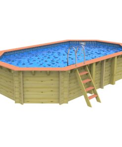 Plastica Bayswater Wooden Pool Package With TILEBAND