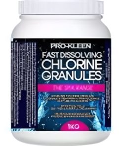 Pro-Kleen Fast Dissolving Stabilised Chlorine Granules - Sanitises Pool Water to Remove Germs and Bacteria 1kg