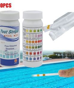 100 PCS Chlorine Alkalinity Dip Spa Water Test Strips Tub SPA Swimming Pool PH Tester Paper