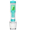 7-in-1 Digital Water Quality Tester with pH, Chlorine, Salinity, ORP, EC, FAC and Temperature Measurements