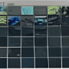 Deep Blue Crystal Mosaic Dark Tiles - 48x48mm for Concrete Pools, 304x304mm Sheet