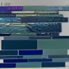 Deep Blue Crystal Mosaic Mixed Tiles - Mixed size mosaic 15or23x50or100mm for Concrete Pools, 304x304mm Sheet