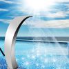 Deep Blue Pro Stainless Steel Pool Waterfall Vela 250x100mm, 304 Steel