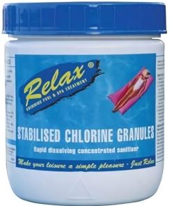 Plastica 500g Relax Stabilised Chlorine Granules