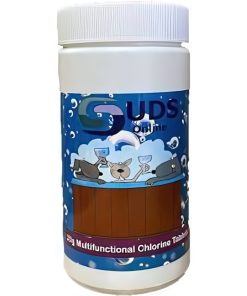 SUDS-ONLINE 50 x 20g Multifunctional Chlorine Tablets for Hot Tubs Swimming Pool