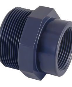 Certikin Grey PVC Hexagon Reducer GP034012TMF | Size ½ inch x ¾ inch