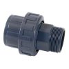 Certikin Grey PVC Union GP034FTMT | Size ¾ inch x ¾ inch