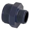 Certikin Grey PVC Hexagon Reducer Nipple GP112100RHN | Size 1½ inch x 1 inch