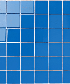 Deep Blue Glass Mosaic Antlia Tiles - 48x48mm for Concrete Pools, 300x300mm Sheet