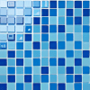 Deep Blue Glass Mosaic Fornax Tiles - 25x25mm for Concrete Pools, 300x300mm Sheet