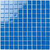 Deep Blue Glass Mosaic Hercules Tiles - 25x25mm for Concrete Pools, 300x300mm Sheet
