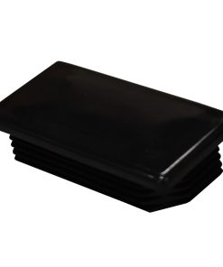 Insert 80mm x 40mm rectangular black