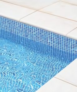 Dover White Coping Stones PC12RE8 | Dover White 12 inch roman end set for 4ft radius