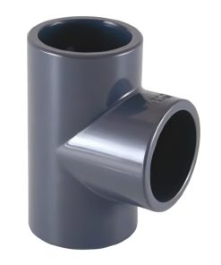 Certikin SPX016ET | Size 16 Grey PVC Pipe & Fittings - Metric > PVC tee 90Âº solvent socket
