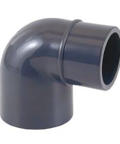 Certikin SPX050040RE90 | Size 50 x 50 - 40 Grey PVC Pipe & Fittings - Metric > Grey 90 degree Reducing Elbow