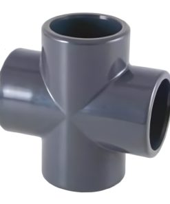 Certikin SPX05090X | Size 50 Grey PVC Pipe & Fittings - Metric > Grey Cross