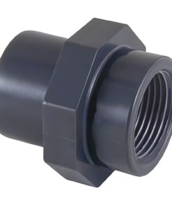 Certikin SPX075200RBT | Size 75 - 63 x 2 inch Grey PVC Pipe & Fittings - Metric > Grey Adaptor Nipple