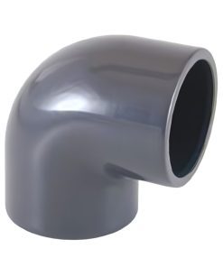 Certikin SPX09090FT | Size 90 x 3 inch Grey PVC Pipe & Fittings - Metric > Grey PVC 90 degree Elbow