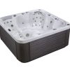 Valete Spas VS/EV/SS/G | Evesham Spa - Sterling Silver Shell - Grey Cabinet