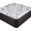 Valete Spas VS/ST/SS/G | Stratford Spa - Sterling Silver Shell - Grey Cabinet