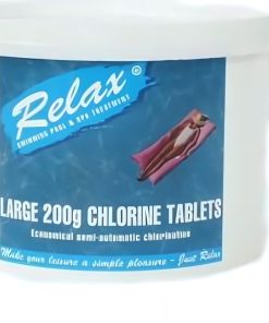 Relax 2Kg Large 200g Swimming Pool Chlorine Tablets Size: Single Large Blue/Green DiscountLeisur2942
