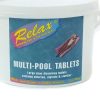 Relax 2Kg Multi Pool 3 In 1 Swimming Pool 200g Chlorine Tablets Size: Large Green DiscountLeisur2935
