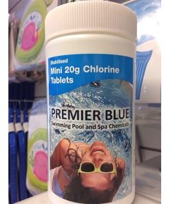 Premier Blue 20g Chlorine Tablets 1kg (50 Tablets)