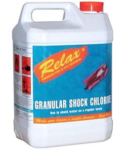 RELAX 5kg Chlorine Granular Shock Hot Tub Spa Swimming Pool Chlorine Oxidiser