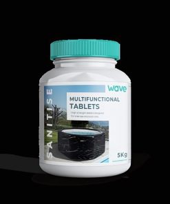 Wave Spa Hot Tub Multifunctional Chlorine Tablets - 5kg (250 x 20g)