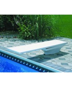 Certikin Frontier III Residential Diving Boards  75748 | 8ft Frontier III diving board + Flyte Deck stand - white