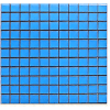 Deep Blue Ceramic Mosaic Deep Sky Blue Tiles - 25x25mm for Concrete Pools, 300x300mm Sheet