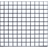 Deep Blue Ceramic Mosaic White Tiles - 25x25mm for Concrete Pools, 300x300mm Sheet