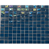 Deep Blue Crystal Mosaic Blue Tiles - 23.5x23.5mm for Concrete Pools, 304x304mm Sheet