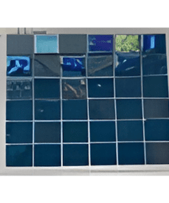 Deep Blue Crystal Mosaic Blue Tiles - 48x48mm for Concrete Pools, 304x304mm Sheet